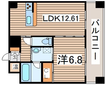 ファーストクラス市民病院前の間取り