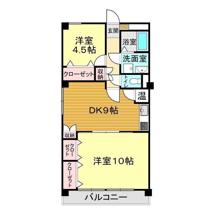 コートハウス下関岬之町の間取り