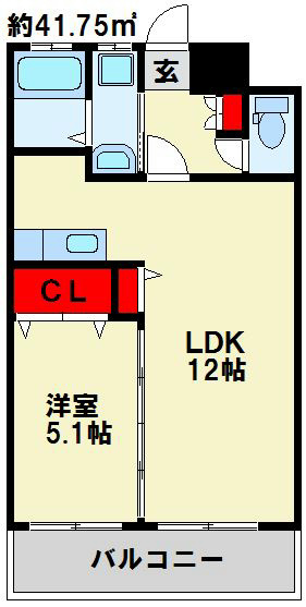 サンシャインIVの間取り