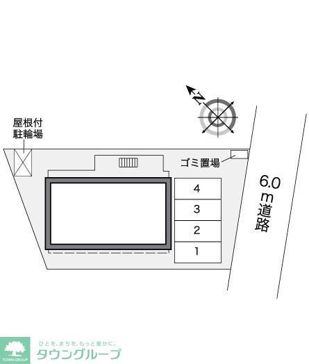 【平塚市上平塚のアパートの駐車場】