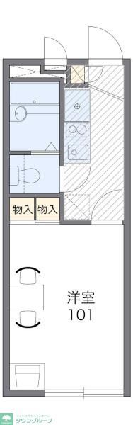 平塚市上平塚のアパートの間取り