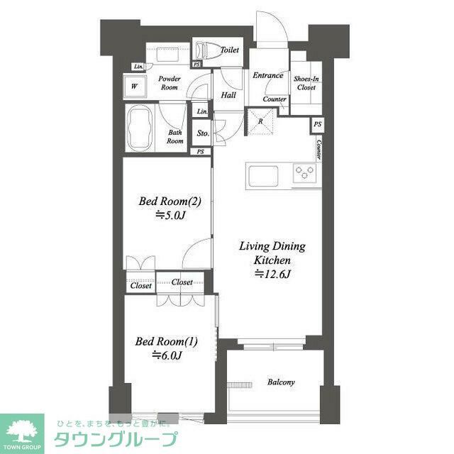 練馬区春日町のマンションの間取り