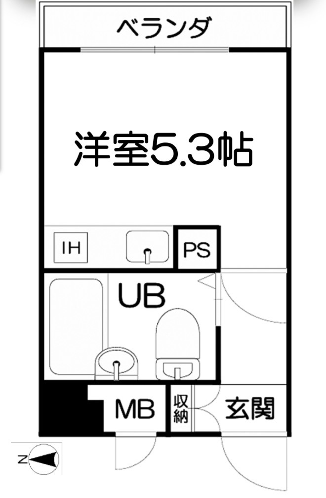 朝日プラザ深草の間取り