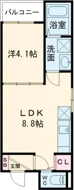 エスペランサ浅香山の間取り