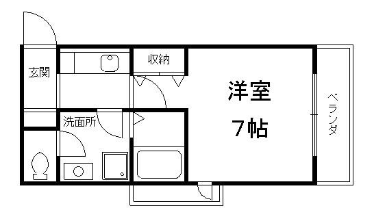 メゾンＭＩＮＯＲＵの間取り