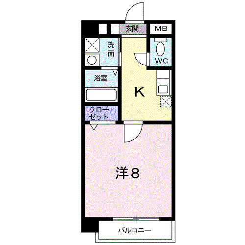 天然館ビルIVの間取り