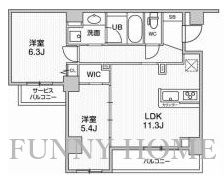 リテラス三軒茶屋サウスの間取り