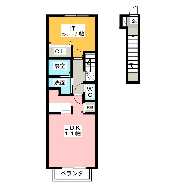 セントレア　Ａの間取り