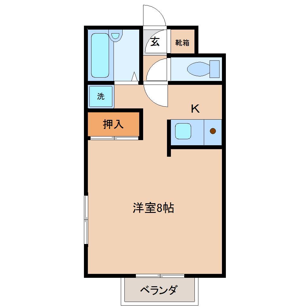 セレニティ川添 A棟の間取り