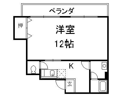 第１８長栄レジデンス深草21の間取り