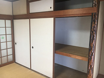 収納　押入・天袋(1階居室)