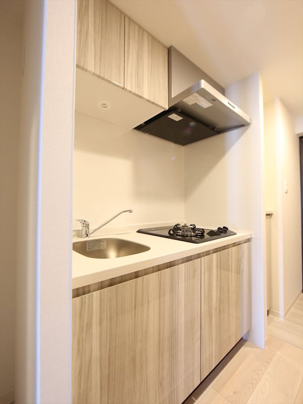 キッチン　システムキッチン（ガス2口コンロ付）