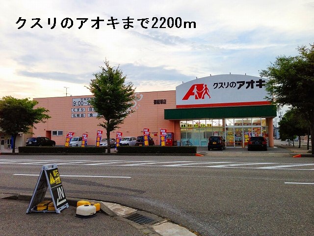 ドラックストア　クスリのアオキ（ドラッグストア）まで2200m