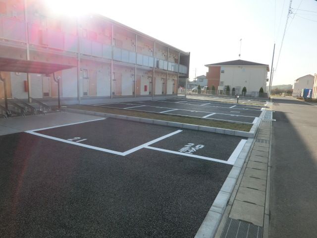 駐車場　敷地内の駐車場です。