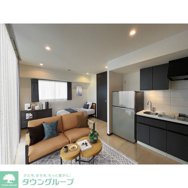 居室・リビング　家具・調度品等はCG加工です。実際の賃貸住居には含まれません