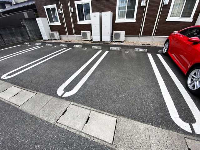駐車場　眺望