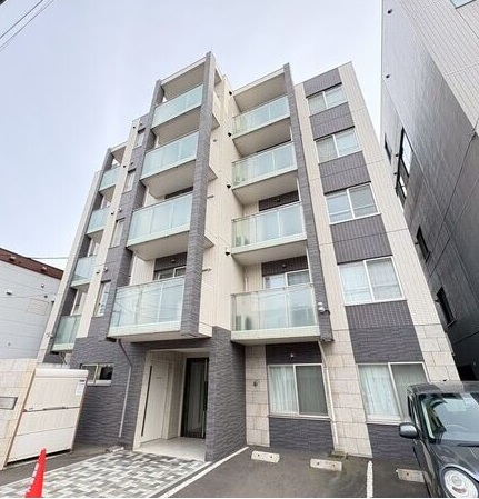 建物外観　都市ガス完備の人気のデザイナーズマンションです♪エアコン有り