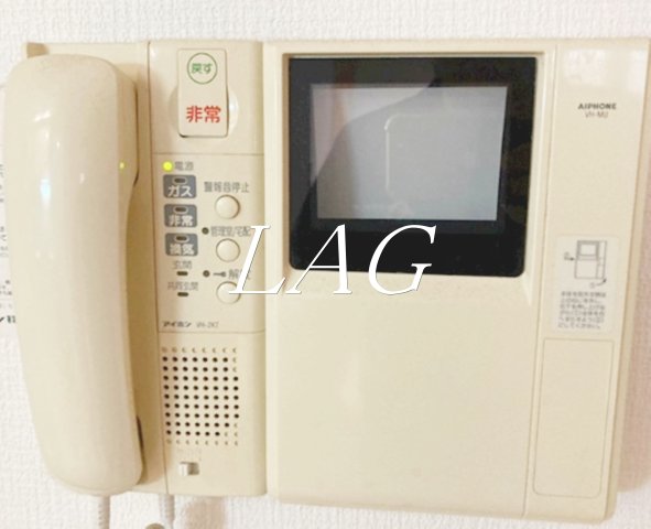 セキュリティ　モニター付きインターホンです。