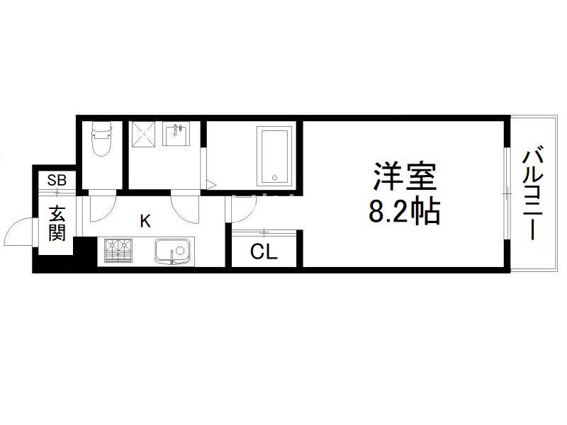アーバンフラッツ五条堀川の間取り写真