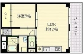 大阪市平野区長吉長原のマンションの間取り