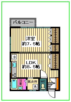 メゾンドＫの間取り