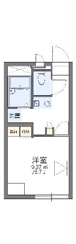 レオパレスあかりの間取り