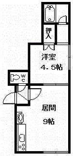 コーポＡＺの間取り