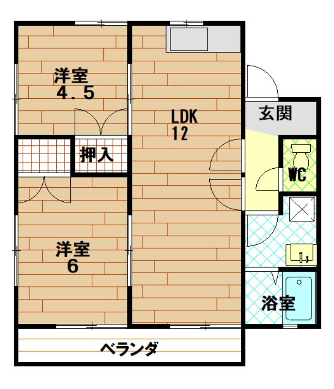 ファミール愛川の間取り