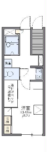 レオパレスレフォルムの間取り