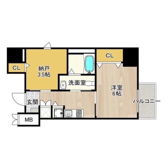 堺市堺区宿屋町東のマンションの間取り