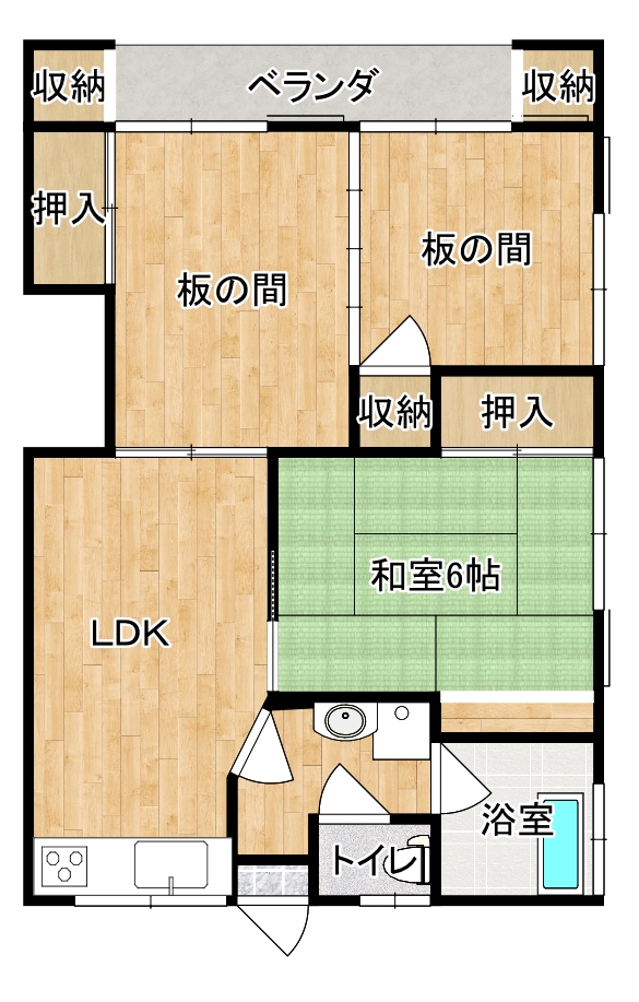 メゾン双葉の間取り