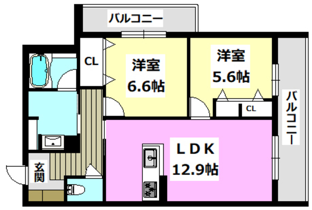 Bay Treeの間取り