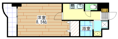 北九州市八幡西区陣原のマンションの間取り