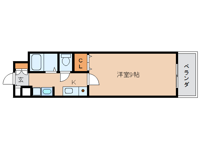 橿原市見瀬町のマンションの間取り