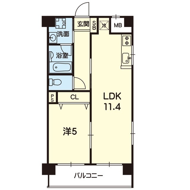 新屋敷エクシードの間取り