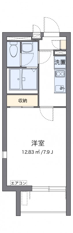 坂戸市日の出町のマンションの間取り