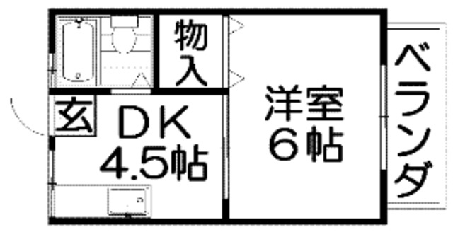 パナハイツ翠香の間取り