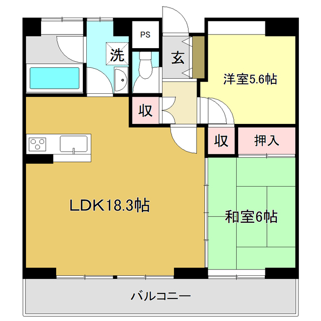 アストーレ青柳の間取り