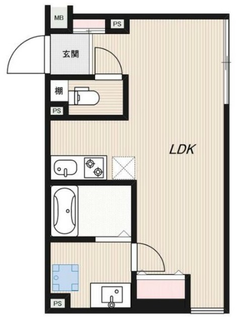 LEGALAND下北沢の間取り