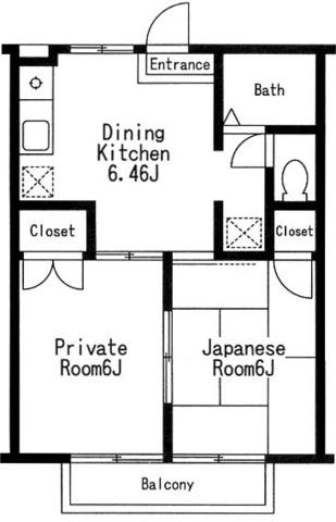 サマックスアオキA棟の間取り