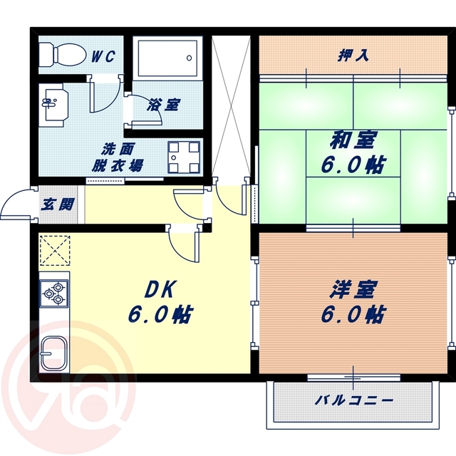 丸元仲ビルの間取り