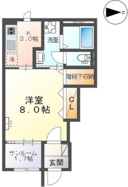 Ｒｅ．ｂｅｌｌ奥井町の間取り