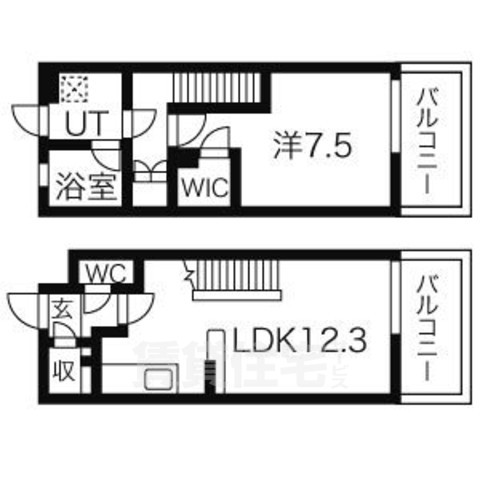 シエルブルー栄の間取り