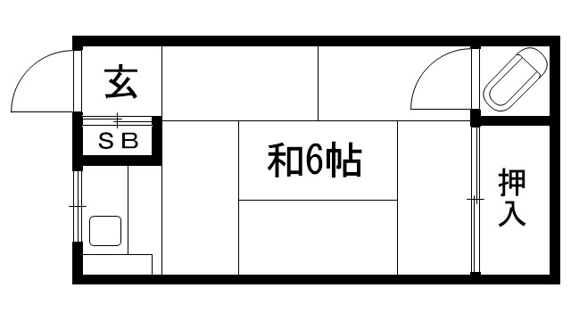 清雲荘の間取り