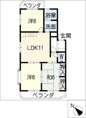 エクセル水仙の間取り