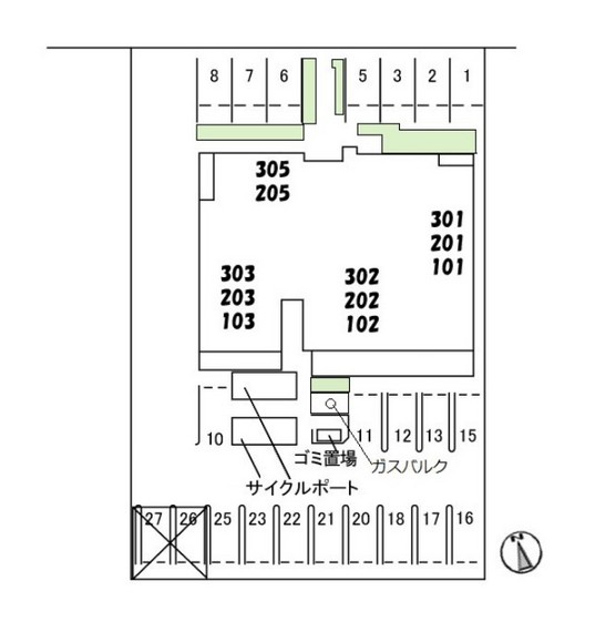 【岡山市北区東古松南町のマンションのその他】