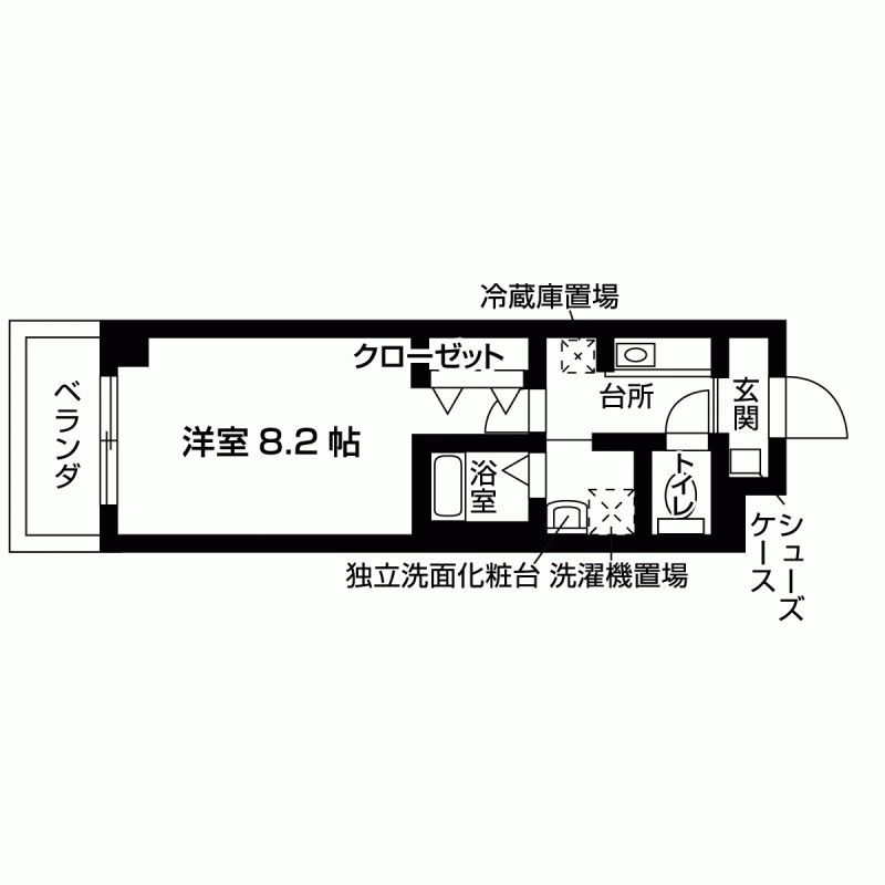 ラビグレイス武庫川の間取り