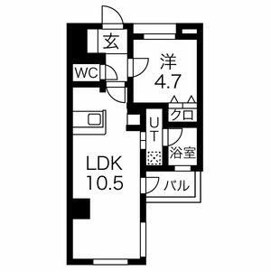 スパシエルクス横浜の間取り