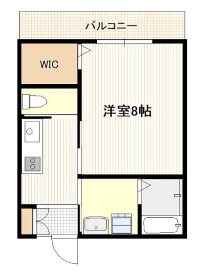 広島市佐伯区屋代のアパートの間取り