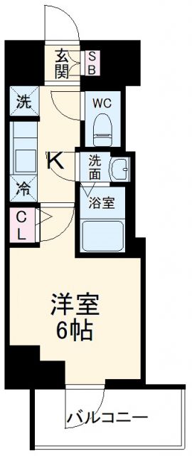 ラフィスタ横浜蒔田IIの間取り